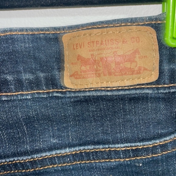 Levi’s 512 Straight Leg Dark Wash Jeans - Picture 4 of 7